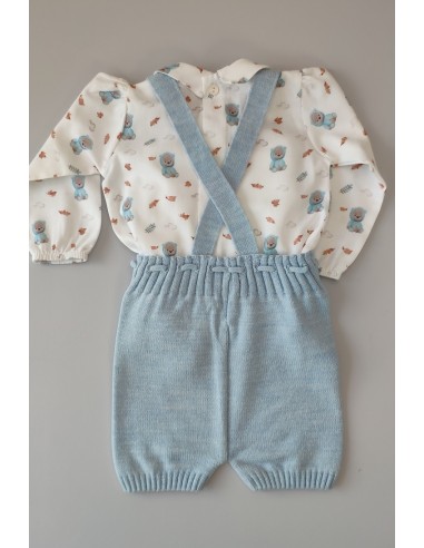 PETO PUNTO Y CAMISA VIELLA OSITOS C."SIMPATÍA",NUBE. INVIERNO 23.