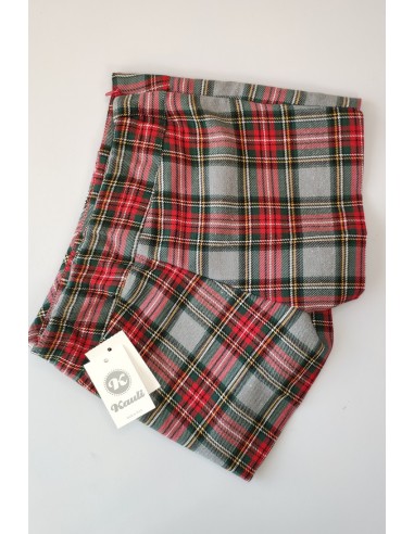 SHORT NIÑA CUADROS GRIS, MARISA. INVIERNO 23.
