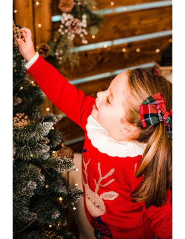 JERSEY RENO CHRISTMAS UNISEX. KID'S CHOCOLATE.INVIERNO 23.
