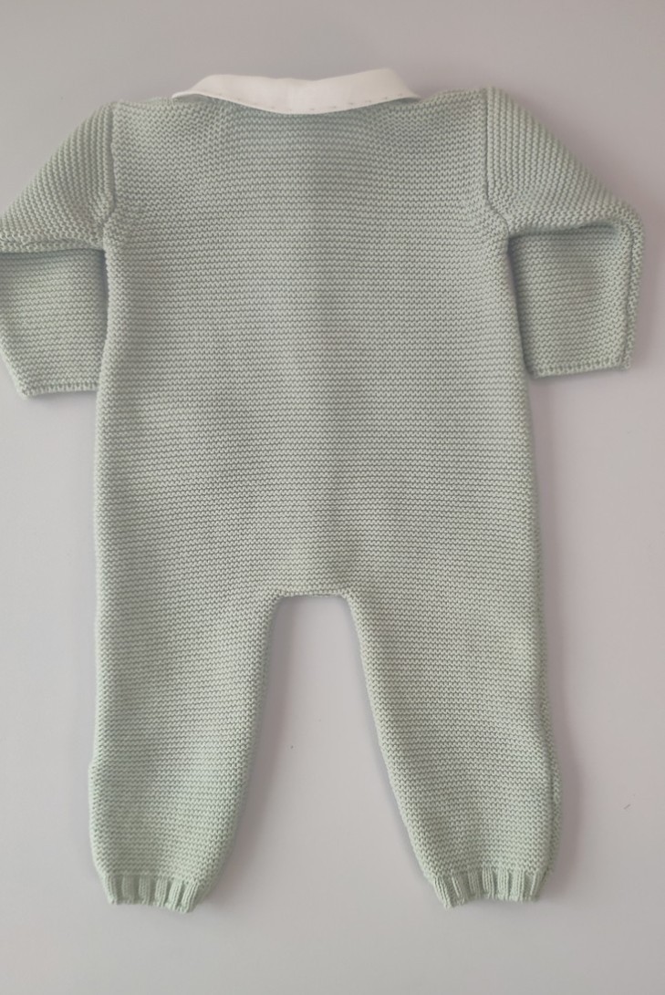 PELELE UNISEX SIN PIE, VERDE AGUA. INVIERNO.