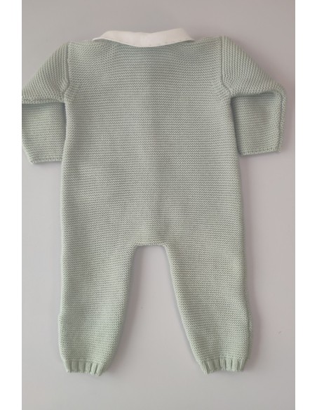 PELELE UNISEX SIN PIE, VERDE AGUA. INVIERNO.