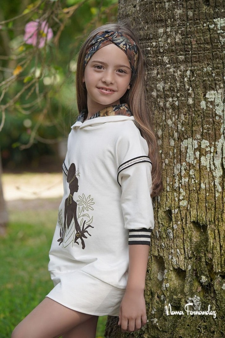 VESTIDO FELPA COLECCIÓN NILO DE NOMA FERNÁNDEZ. VERANO 24.