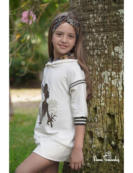VESTIDO FELPA COLECCIÓN NILO DE NOMA FERNÁNDEZ. VERANO 24.