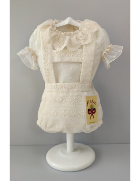 CONJUNTO NIÑO BLUSA Y BOMBACHO TIRANTES.