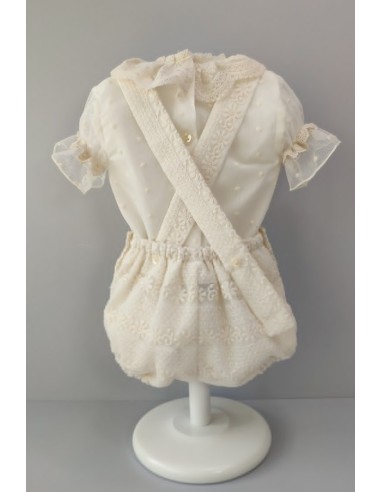 CONJUNTO NIÑO BLUSA Y BOMBACHO TIRANTES.