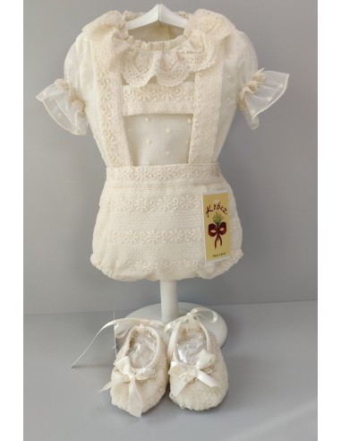 CONJUNTO NIÑO BLUSA Y BOMBACHO TIRANTES.