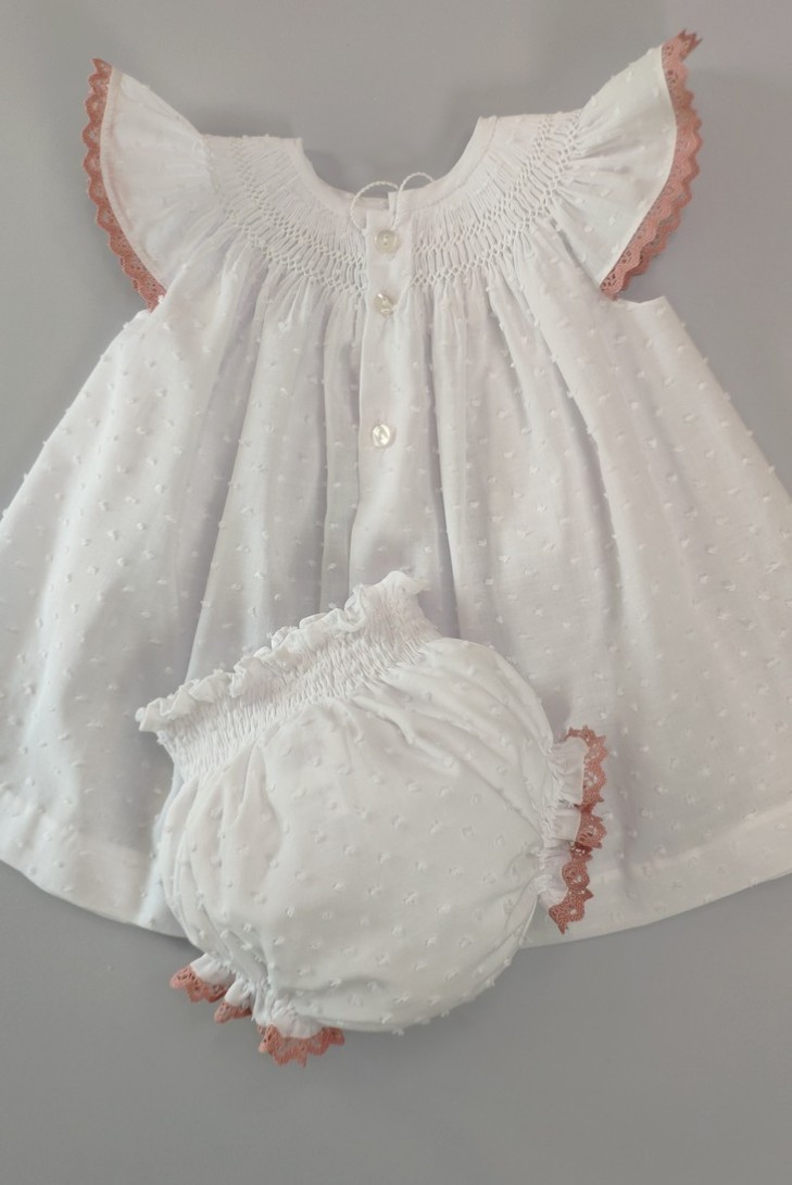 BRAGUITA PLUMETI, BLANCO/ROSA EMPOLVADO. VERANO 24.