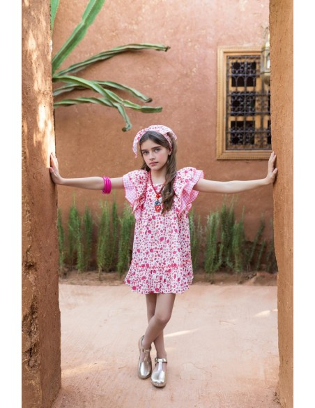 VESTIDO COLECCIÓN FRESAS DE KID'S CHOCOLATE. VERANO 24.