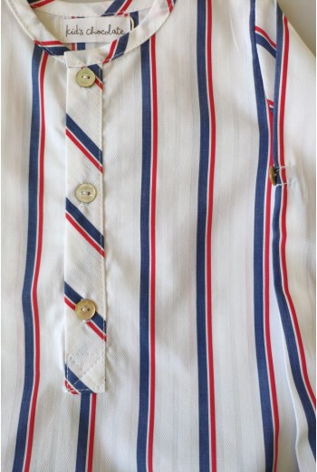 CONJUNTO BEBE NIÑO CAMISA Y BOMBACHO NAVY 2