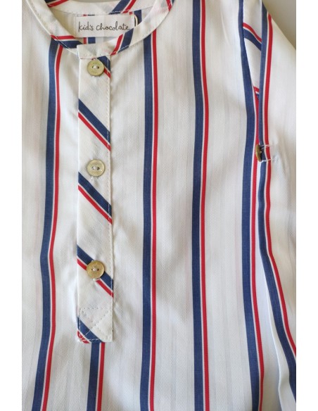 CONJUNTO BEBE NIÑO CAMISA Y BOMBACHO NAVY