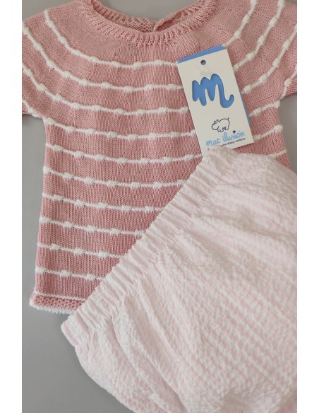 CONJUNTO 4 PIEZAS, COLOR FRESA. VERANO 24.