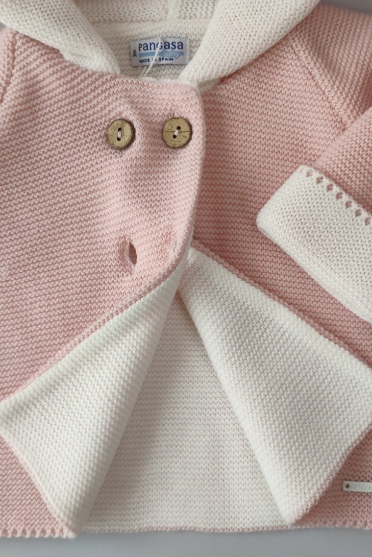 SAN FRANCISCO PUNTO BOBO 2 COLORES DE PANGASA BABY, ROSA EMPOLVADO. INVIERNO 24.