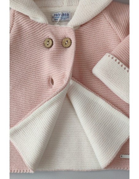 SAN FRANCISCO PUNTO BOBO 2 COLORES DE PANGASA BABY, ROSA EMPOLVADO. INVIERNO 24.