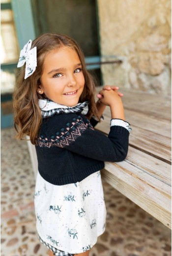 CHAQUETA BOLERO BODOQUES COLECCIÓN KOALAS DE KID'S CHOCOLATE. INVIERNO 24. 2