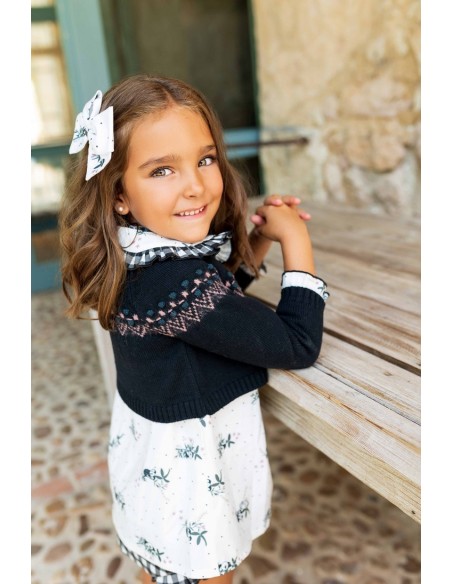 CHAQUETA BOLERO BODOQUES COLECCIÓN KOALAS DE KID'S CHOCOLATE. INVIERNO 24.