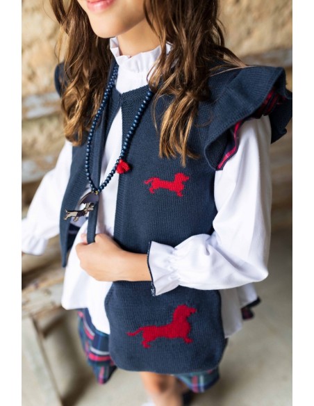 BOLSO TECKEL DE KIDS CHOCOLATE. INVIERNO 24.