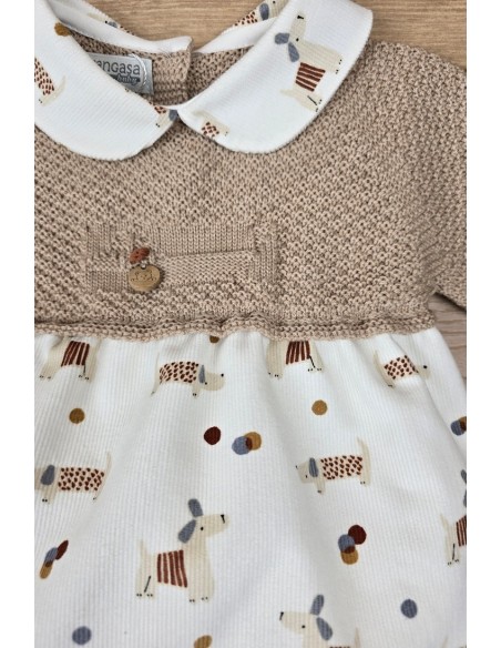 PELELE NIÑO TECKEL TOY DE PANGASA BABY, ARENA. INVIERNO 24.