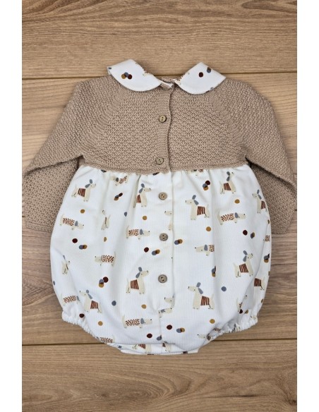 PELELE NIÑO TECKEL TOY DE PANGASA BABY, ARENA. INVIERNO 24.