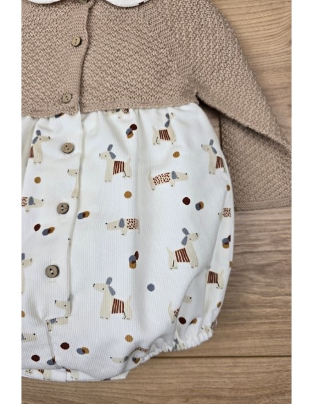 PELELE NIÑO TECKEL TOY DE PANGASA BABY, ARENA. INVIERNO 24.