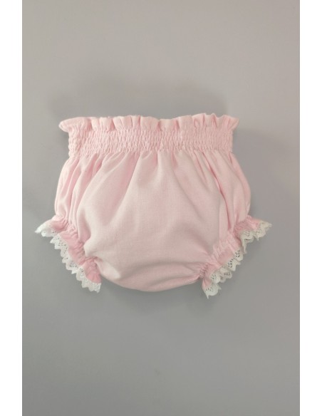BRAGUITA LINO, ROSA/BLANCO. VERANO 25.
