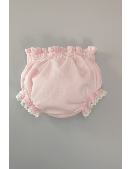 BRAGUITA LINO, ROSA/BLANCO. VERANO 25.