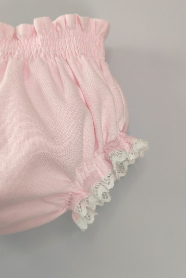 BRAGUITA LINO, ROSA/BLANCO. VERANO 25.