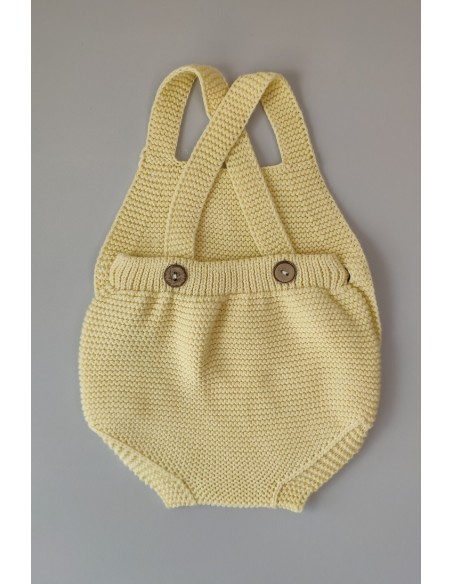 PETO PUNTO UNISEX DE PANGASA BABY, AMARILLO. VERANO 25.