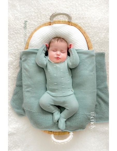 PRIMERA PUESTA NIÑO COLECCIÓN SUNNY LOVE DE PANGASA BABY, VERDE MINT. VERANO 25.