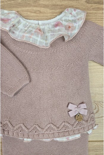 PRIMERA PUESTA NIÑA DE PANGASA BABY, ROSA VINTAGE. VERANO 25. 2