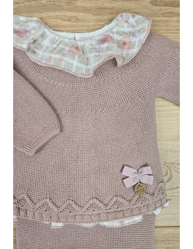 PRIMERA PUESTA NIÑA DE PANGASA BABY, ROSA VINTAGE. VERANO 25.