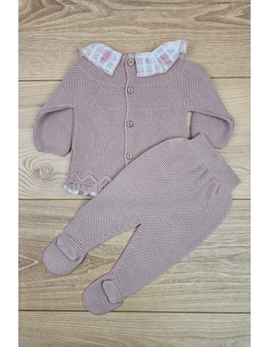 PRIMERA PUESTA NIÑA DE PANGASA BABY, ROSA VINTAGE. VERANO 25.