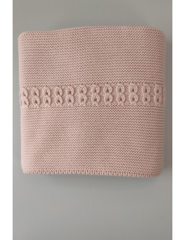 CHAL MANTA OCHOS DE PANGASA BABY, ROSA EMPOLVADO. INVIERNO 25.