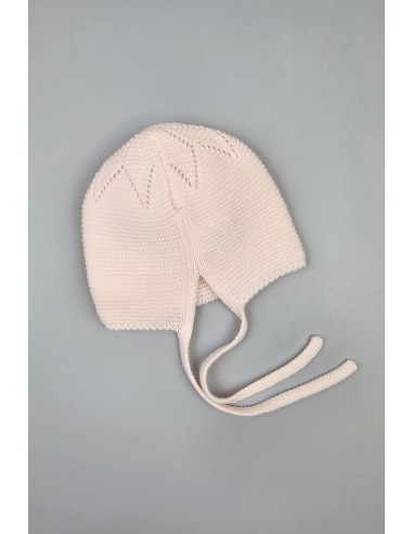 CAPOTA ESTRELLA CON POMPÓN DE PANGASA BABY, ROSA BEBÉ. INVIERNO 25.