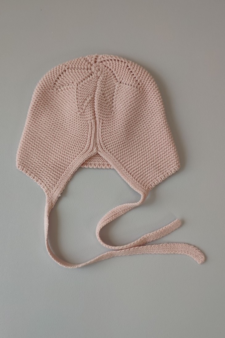 CAPOTA ESTRELLA DE PANGASA BABY, ROSA EMPOLVADO. INVIERNO 25.