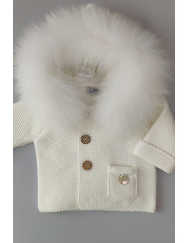 TRENKA LUXURY UNISEX PELO NATURAL DE PANGASA BABY, MARFIL. INVIERNO 25.