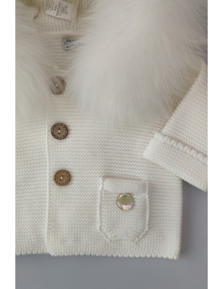 TRENKA LUXURY UNISEX PELO NATURAL DE PANGASA BABY, MARFIL. INVIERNO 25.