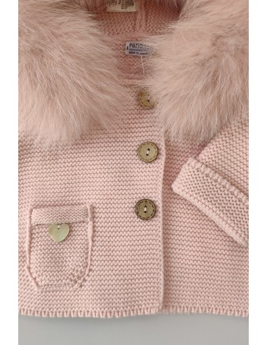 TRENKA LUXURY UNISEX PELO NATURAL DE PANGASA BABY, ROSA EMPOLVADO. INVIERNO 25.