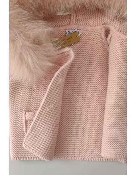 TRENKA LUXURY UNISEX PELO NATURAL DE PANGASA BABY, ROSA EMPOLVADO. INVIERNO 25.