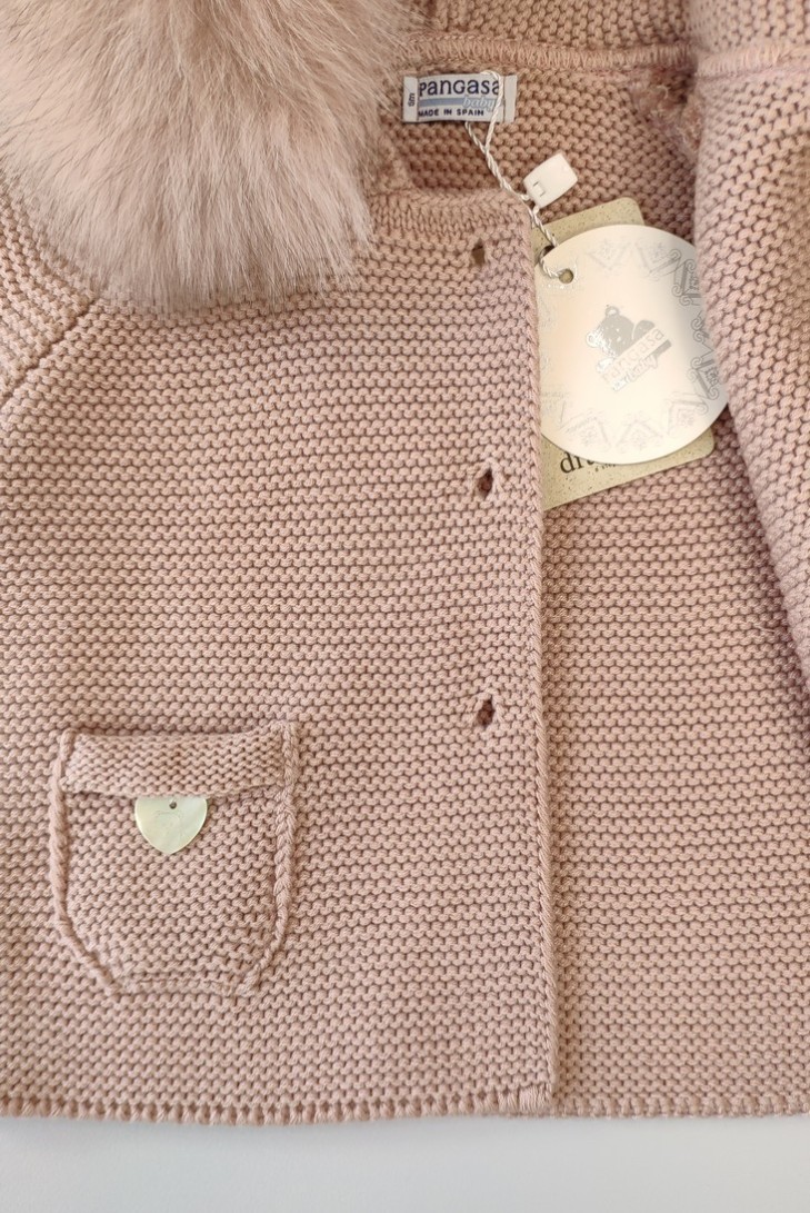 TRENKA LUXURY UNISEX PELO NATURAL DE PANGASA BABY, ROSA VINTAGE. INVIERNO 25.