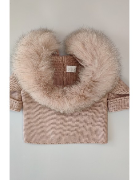 TRENKA LUXURY UNISEX PELO NATURAL DE PANGASA BABY, ROSA VINTAGE. INVIERNO 25.