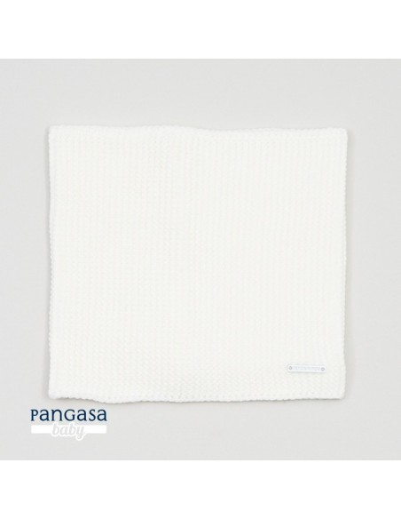 CUELLO PUNTO UNISEX DE PANGASA BABY, MARFIL. INVIERNO 25.