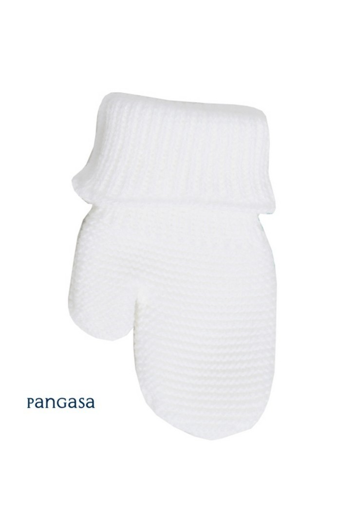 MANOPLAS PUNTO UNISEX DE PANGASA BABY, MARFIL. INVIERNO 25.