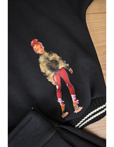 CONJUNTO NIÑA BOMBACHO (FALDA) Y SUDADERA DELIA DE NOMA FERNÁNDEZ. INVIERNO 25.