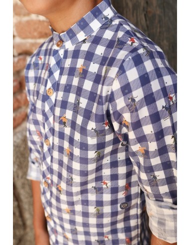 CAMISA NIÑO COLECCIÓN ALPES DE KID'S CHOCOLATE. INVIERNO 25.