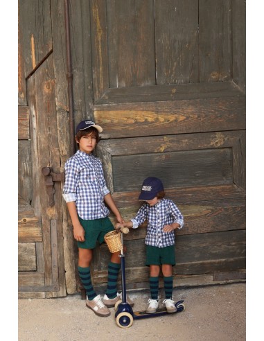 CAMISA NIÑO COLECCIÓN ALPES DE KID'S CHOCOLATE. INVIERNO 25.
