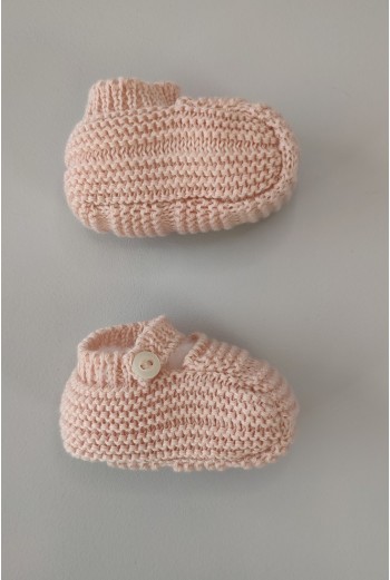 SANDALIA HEBILLA DE PANGASA BABY, ROSA EMPOLVADO. VERANO 26. 2
