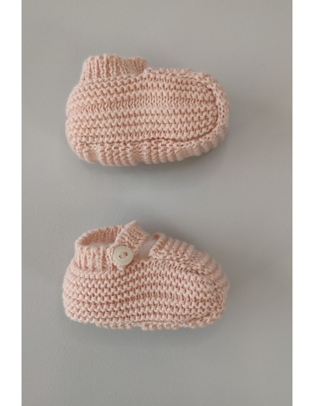 SANDALIA HEBILLA DE PANGASA BABY, ROSA EMPOLVADO. VERANO 26.