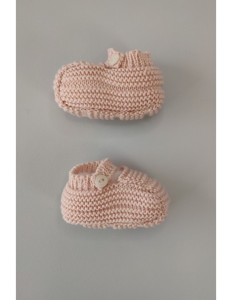 SANDALIA HEBILLA DE PANGASA BABY, ROSA EMPOLVADO. VERANO 26.