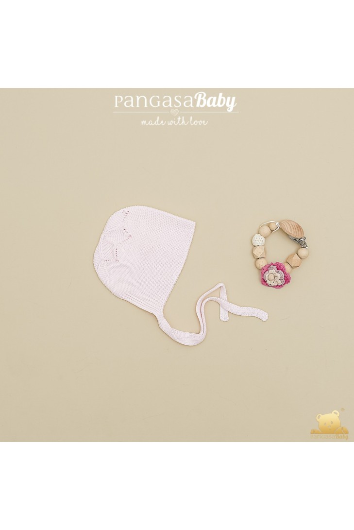 CAPOTA ESTRELLA DE PANGASA BABY, ROSA BEBÉ. VERANO 26.