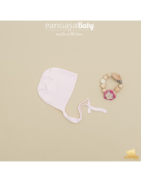CAPOTA ESTRELLA DE PANGASA BABY, ROSA BEBÉ. VERANO 26.